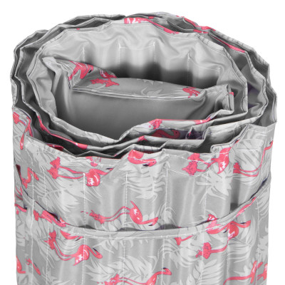 Plážová podložka s vankúšom 180x60 cm SPRINGOS PM0018 ružová