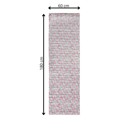 Plážová podložka s vankúšom 180x60 cm SPRINGOS PM0018 ružová