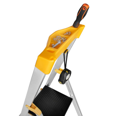 Hliníkové schodíky 5 stupňov jednostranné DRABEST ALD5 MAX