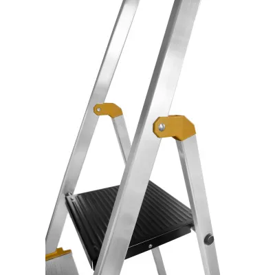 Hliníkové schodíky 5 stupňov jednostranné DRABEST ALD5 MAX