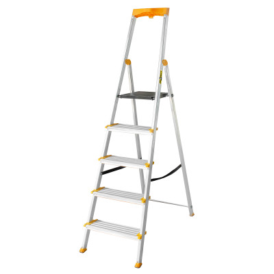 Hliníkové schodíky 5 stupňov jednostranné DRABEST ALD5 MAX