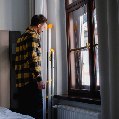 Hliníkové schodíky 5 stupňov jednostranné DRABEST ALD5 MAX