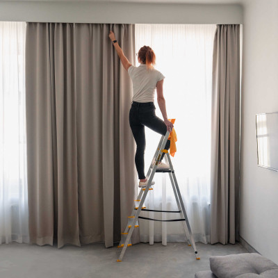 Hliníkové schodíky 5 stupňov jednostranné DRABEST ALD5 MAX