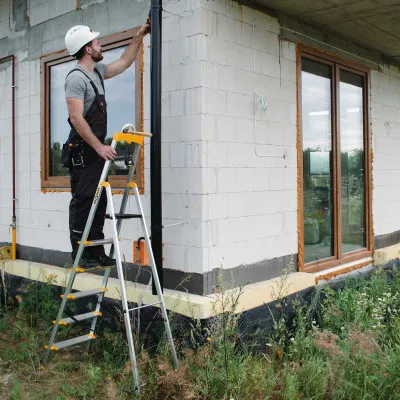 Hliníkové schodíky 6 stupňov jednostranné DRABEST ALD6 MAX