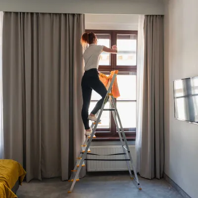 Hliníkové schodíky 6 stupňov jednostranné DRABEST ALD6 MAX