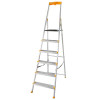 Hliníkové schodíky 6 stupňov jednostranné DRABEST ALD6 MAX