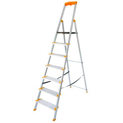 Hliníkové schodíky 7 stupňov jednostranné DRABEST ALD7 MAX