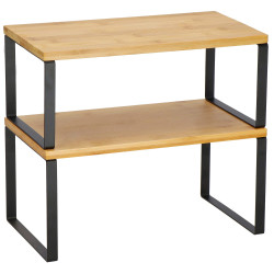 Kuchynská polica SPRINGOS BAMORA bambus 2 ks