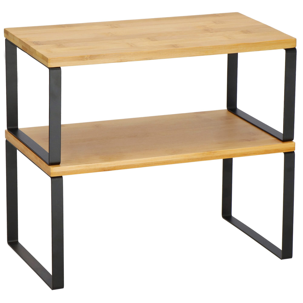 Kuchynská polica SPRINGOS BAMORA bambus 2 ks