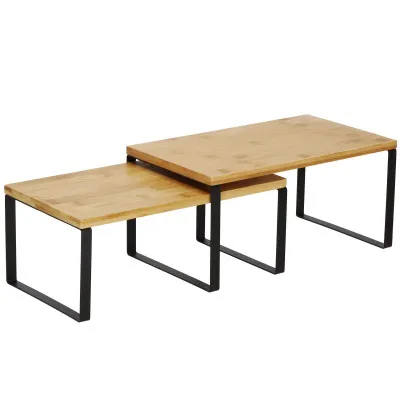 Kuchynská polica SPRINGOS BAMORA bambus 2 ks