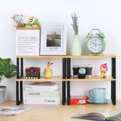 Kuchynská polica SPRINGOS BAMORA bambus 2 ks