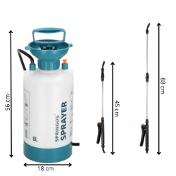 Záhradný postrekovač tlakový 8L SPRINGOS MISTEL