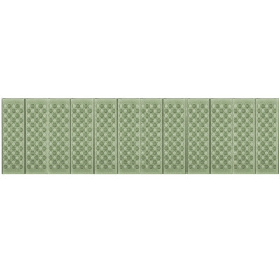 Turistická karimatka 182x60 cm SPRINGOS PM0010 zelená/sivá