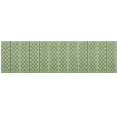 Turistická karimatka 182x60 cm SPRINGOS PM0010 zelená/sivá