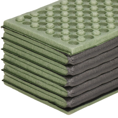 Turistická karimatka 182x60 cm SPRINGOS PM0010 zelená/sivá