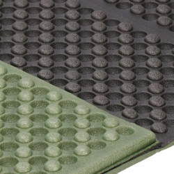 Turistická karimatka 182x60 cm SPRINGOS PM0010 zelená/sivá