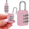 Visiaci zámok na kód SPRINGOS GA0074 ružový