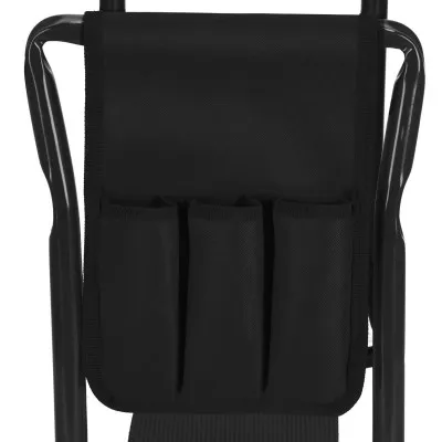 Multifunkčná záhradná stolička kľakačka SPRINGOS KLETO čierna