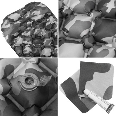 Nafukovací matrac 190x58 cm SPRINGOS PM047 camo