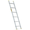 Hliníkový rebrík 1x6 priečok jednodielny DRABEST DP-6 PRO