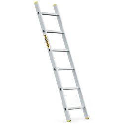 Hliníkový rebrík 1x6 priečok jednodielny DRABEST DP-6 PRO