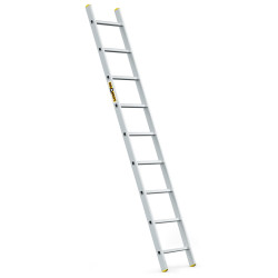 Hliníkový rebrík 1x9 priečok jednodielny DRABEST DP-9 PRO