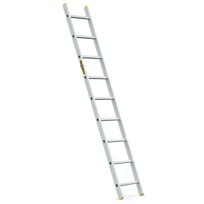 Hliníkový rebrík 1x9 priečok jednodielny DRABEST DP-9 PRO