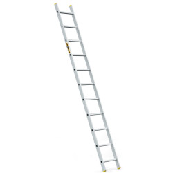 Hliníkový rebrík 1x11 priečok jednodielny DRABEST DP-11 PRO