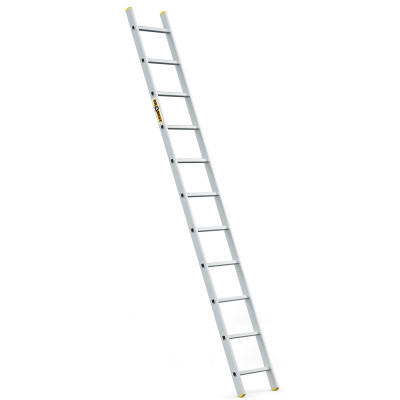 Hliníkový rebrík 1x11 priečok jednodielny DRABEST DP-11 PRO