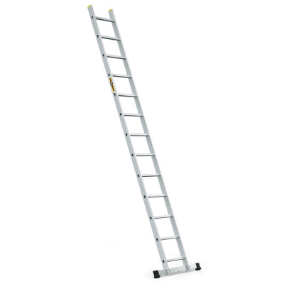 Hliníkový rebrík 1x13 priečok jednodielny DRABEST DP-13 PRO