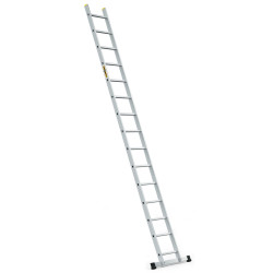 Hliníkový rebrík 1x15 priečok jednodielny DRABEST DP-15 PRO