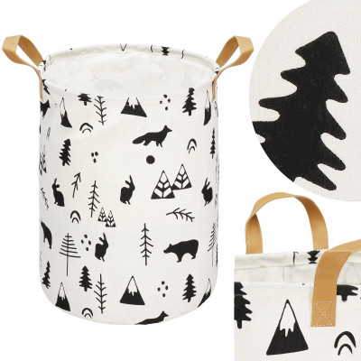 Úložný kôš 43l SPRINGOS HA0140 hory a zvieratá