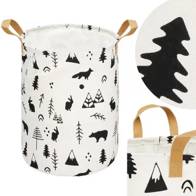 Úložný kôš 43l SPRINGOS HA0140 hory a zvieratá