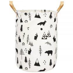 Úložný kôš 43l SPRINGOS HA0140 hory a zvieratá