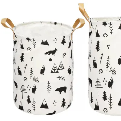 Úložný kôš 43l SPRINGOS HA0140 hory a zvieratá