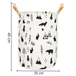 Úložný kôš 43l SPRINGOS HA0140 hory a zvieratá
