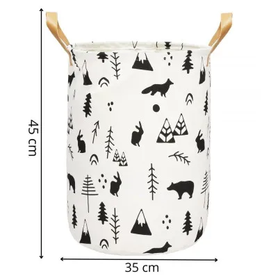 Úložný kôš 43l SPRINGOS HA0140 hory a zvieratá