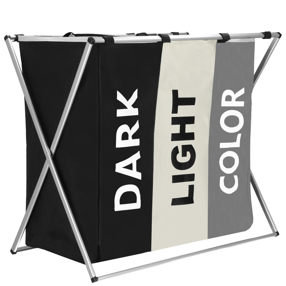 Kôš na bielizeň so stojanom 3 oddiely 146l SPRINGOS HA0099