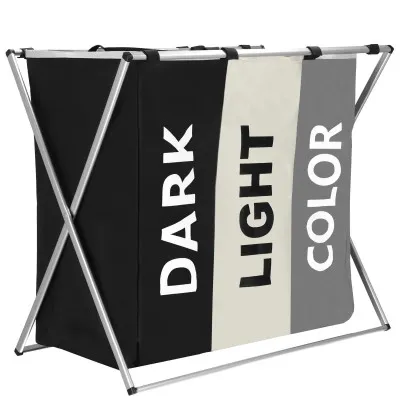 Kôš na bielizeň so stojanom 3 oddiely 146l SPRINGOS HA0099