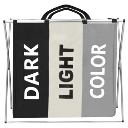 Kôš na bielizeň so stojanom 3 oddiely 146l SPRINGOS HA0099