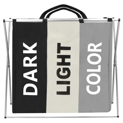 Kôš na bielizeň so stojanom 3 oddiely 146l SPRINGOS HA0099