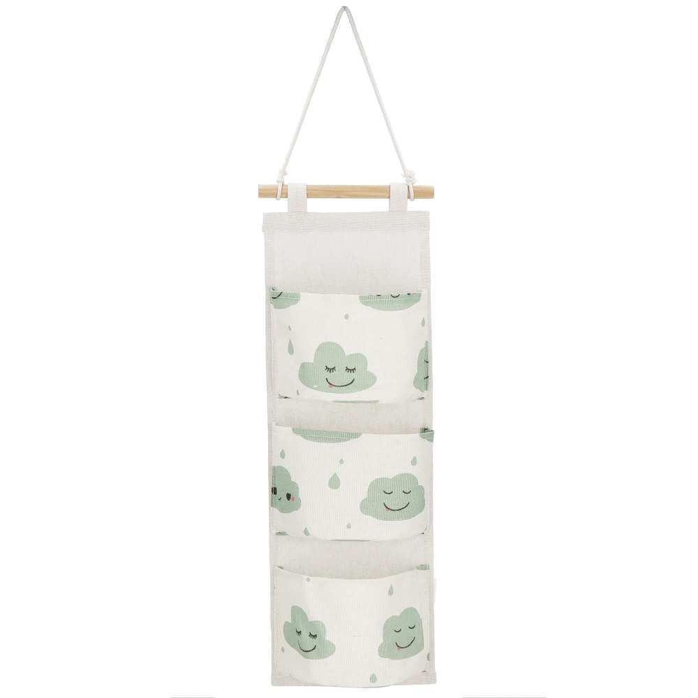 Závesný organizér 3 vrecká SPRINGOS HA0141 mráčiky