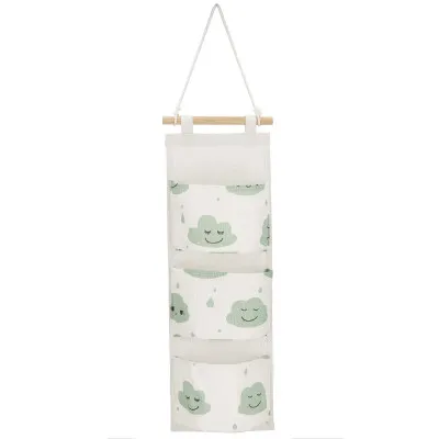 Závesný organizér 3 vrecká SPRINGOS HA0141 mráčiky