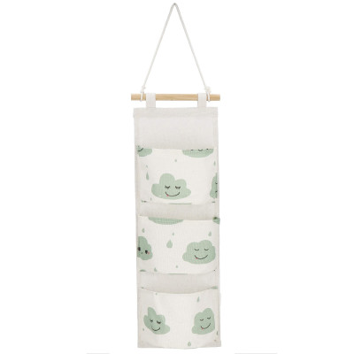 Závesný organizér 3 vrecká SPRINGOS HA0141 mráčiky