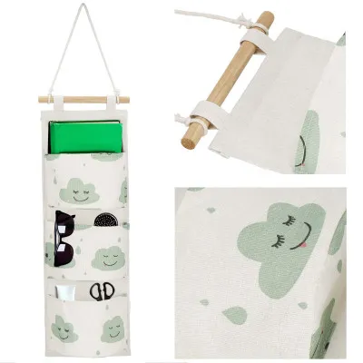 Závesný organizér 3 vrecká SPRINGOS HA0141 mráčiky