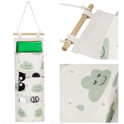 Závesný organizér 3 vrecká SPRINGOS HA0141 mráčiky