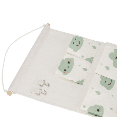 Závesný organizér 5 vreciek SPRINGOS HA0142 mráčiky