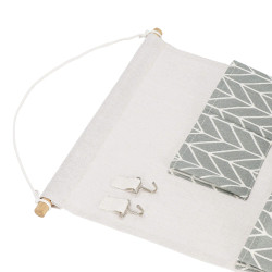 Závesný organizér 5 vreciek SPRINGOS HA0144 sivý