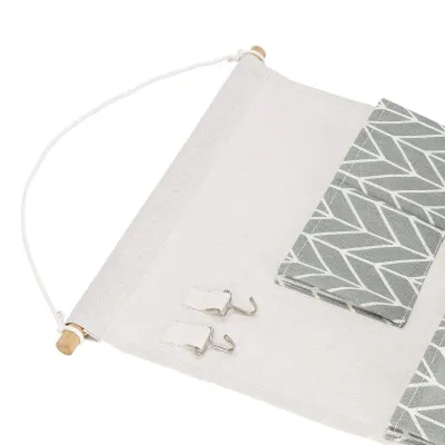 Závesný organizér 5 vreciek SPRINGOS HA0144 sivý