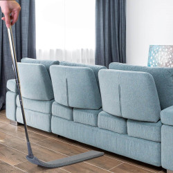 Teleskopická prachovka s 2 nástavcami 75-255 cm SPRINGOS HA7462 sivá